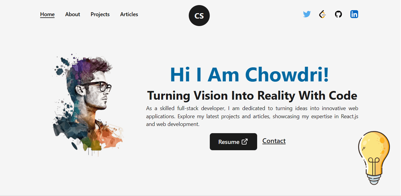 Portfolio Application